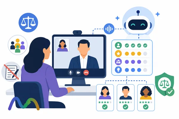 AI chép phỏng vấn tuyển dụng (2026): HR nên dùng thế nào để đỡ ghi tay mà vẫn đánh giá đúng ứng viên?