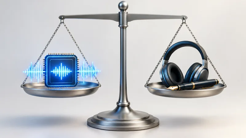Scale balancing fast AI transcription against careful human transcription for accuracy and privacy