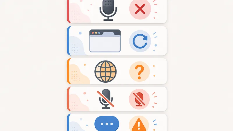 Google Docs Voice Typing not working và cách kiểm tra nhanh