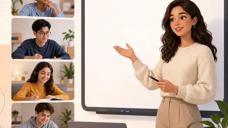 Google Meet video call open in a browser on a laptop