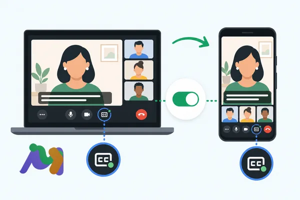 How to Turn On Google Meet Captions: Computer + Mobile, Languages, and Translation (2026)