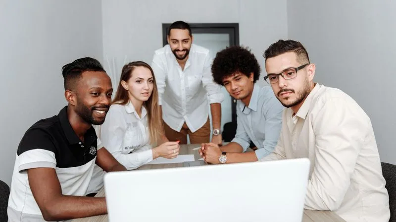 Live meeting transcript on a tablet during discussion